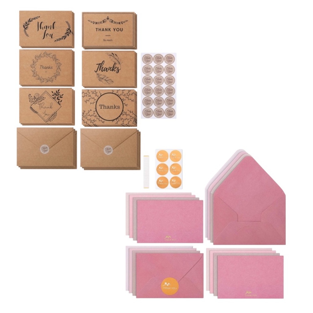 Thank You Card Set - You Pick 108pc or 54pc Sets 🆕